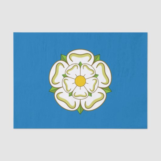 Vlag van Yorkshire (Engeland) Tissuepapier (Voorkant)