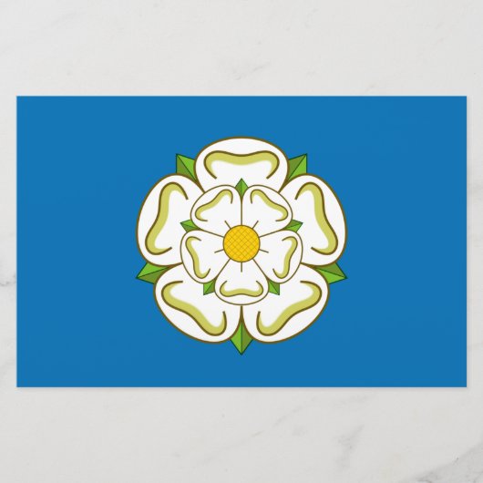 Vlag van Yorkshire (Engelse county) Briefpapier (Voorkant)