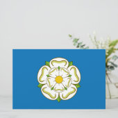 Vlag van Yorkshire (Engelse county) Briefpapier (Staand voorkant)