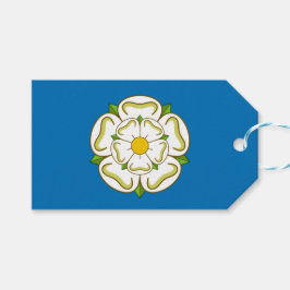 Vlag van Yorkshire (Engelse county) Cadeaulabel