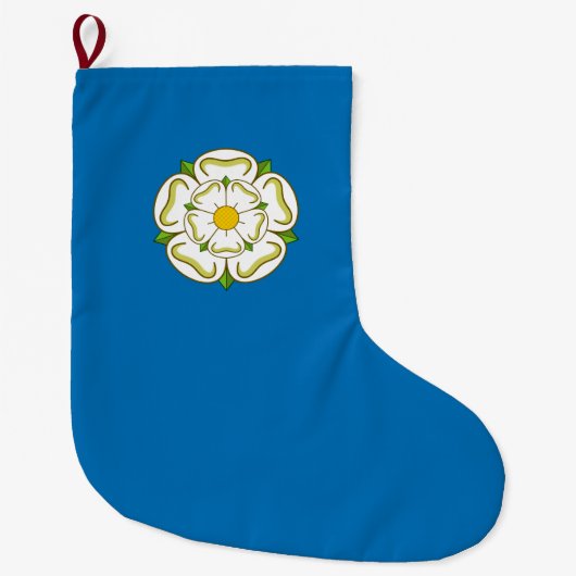 Vlag van Yorkshire (Engelse county) Grote Kerstsok (Voorkant)