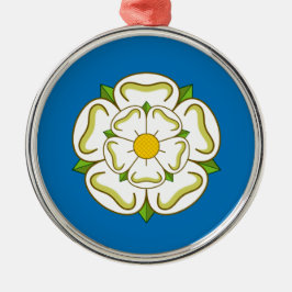 Vlag van Yorkshire (Engelse county) Metalen Ornament