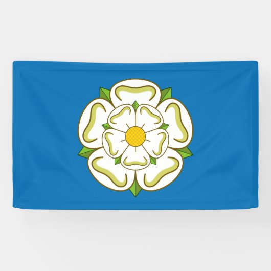Vlag van Yorkshire (Engelse county) Spandoek (Horizontaal)