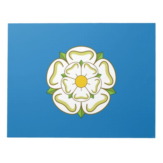 Vlag van Yorkshire (Engelse graafschap) Notitieblok (Voorkant)