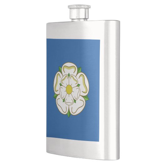 Vlag van Yorkshire Flask Flacon (Links)