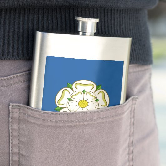Vlag van Yorkshire Flask Flacon (Voorbeeld)
