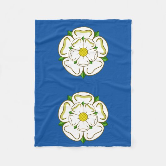 Vlag van Yorkshire Fleece Deken (Voorkant)