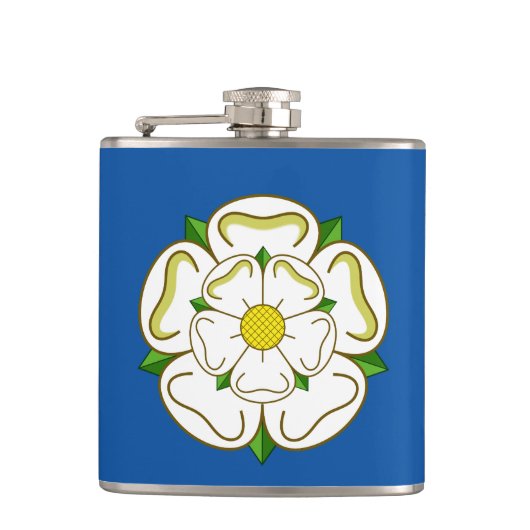 Vlag van Yorkshire Heupfles (Voorkant)