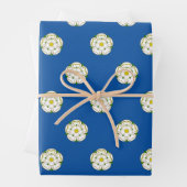 Vlag van Yorkshire Inpakpapier Vel (In situ)