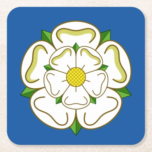 Vlag van Yorkshire Kartonnen Onderzetters (Voorkant)