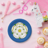 Vlag van Yorkshire Papieren Bordje (Feest)