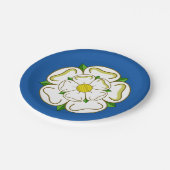Vlag van Yorkshire Papieren Bordje (Gekanteld)
