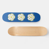 Vlag van Yorkshire Persoonlijk Skateboard (Horizontaal)