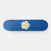 Vlag van Yorkshire Persoonlijk Skateboard (Horizontaal)