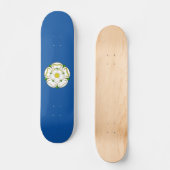 Vlag van Yorkshire Persoonlijk Skateboard (Voorkant)