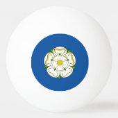 Vlag van Yorkshire Pingpongbal (Voorkant)