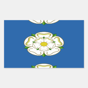 Vlag van Yorkshire Rechthoekige Sticker