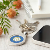 Vlag van Yorkshire Sleutelhanger (Zijkant)