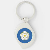Vlag van Yorkshire Sleutelhanger (Voorkant)