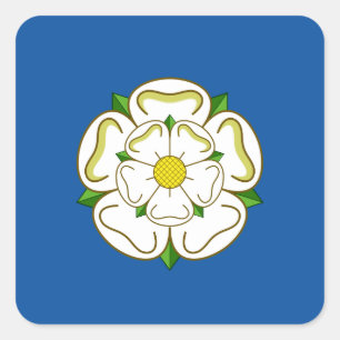 Vlag van Yorkshire Vierkante Sticker