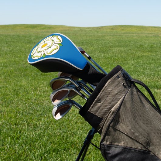 Vlag van Yorkshire (VK) Golfheadcover (Insitu)