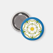 Vlag van Yorkshire (VK) Magneet (Voorkant / Achterkant)