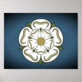Vlag van Yorkshire (VK) Poster (Voorkant)