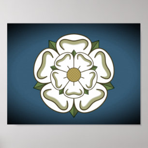 Vlag van Yorkshire (VK) Poster