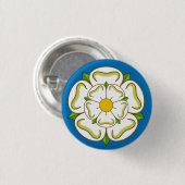 Vlag van Yorkshire (VK) Ronde Button 3,2 Cm (Voorkant /achterkant)