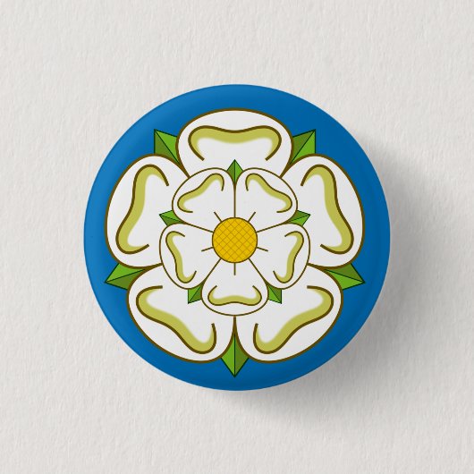 Vlag van Yorkshire (VK) Ronde Button 3,2 Cm (Voorkant)