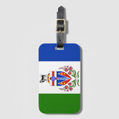 Vlag van Yukon, Canada Bagagelabel (Voorkant (verticaal))