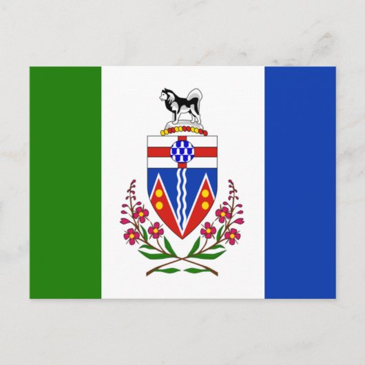 Vlag van Yukon, Canada Briefkaart (Voorkant)