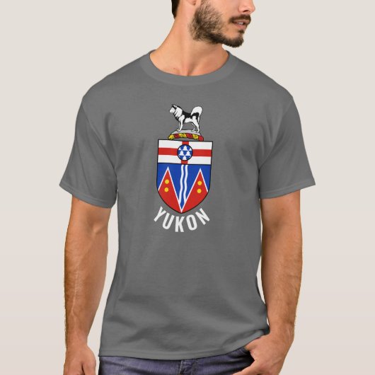 Vlag van Yukon Territory - Canada T-shirt (Voorkant)