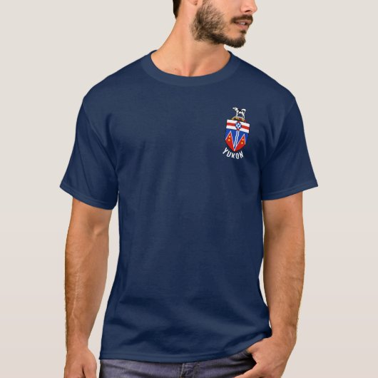 Vlag van Yukon Territory - Canada T-shirt (Voorkant)
