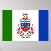 Vlag van Yukon Territory Poster (Voorkant)