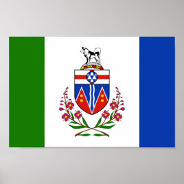 Vlag van Yukon Territory Poster