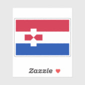 Vlag van Zaanstad, Nederland Sticker (Vel)