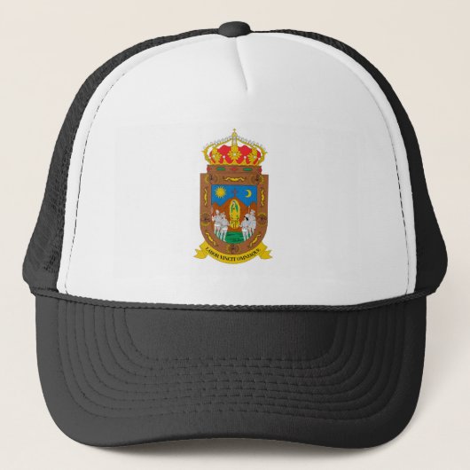 Vlag van Zacatecas Trucker Pet (Voorkant)