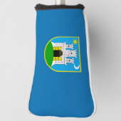 Vlag van Zagreb, Hoesje Golf van Kroatië Golfheadcover (Draai 90)