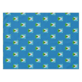 Vlag van Zagreb, Kroatische tablet Tafelkleed (Voorkant (Horizontaal))