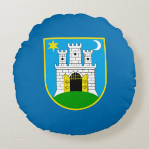 Vlag van Zagreb, ronde piloot Kroatië Rond Kussen