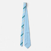 vlag van Zagreb strepen Stropdas (Achterkant)