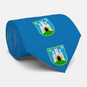 Vlag van Zagreb, Stropdas Kroatië (Opgerold)