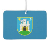 Vlag van Zagreb, Stropdas Kroatië Luchtverfrisser (Achterkant)