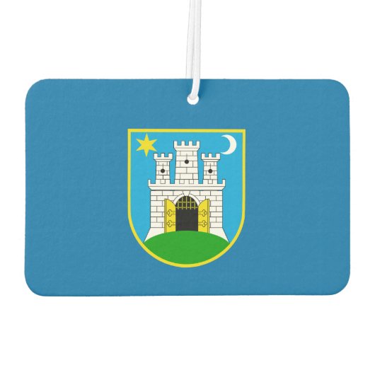 Vlag van Zagreb, Stropdas Kroatië Luchtverfrisser (Achterkant)