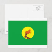 vlag van Zaïre-Congo Briefkaart (Voorkant / Achterkant)