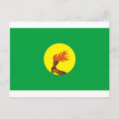 vlag van Zaïre-Congo Briefkaart (Voorkant)