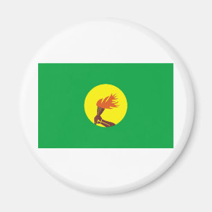 vlag van Zaïre-Congo Magneet