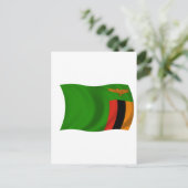 Vlag van Zambia Briefkaart (Staand voorkant)