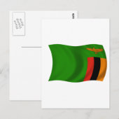 Vlag van Zambia Briefkaart (Voorkant / Achterkant)